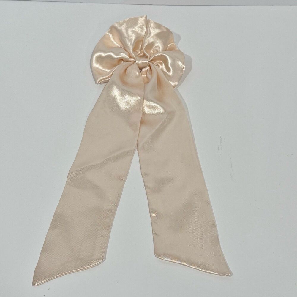 Oversized Satin Bow Bridal Bow Wedding Hair Bow Long Tail Bow Women’s Hair Bow - Picture 2 of 15